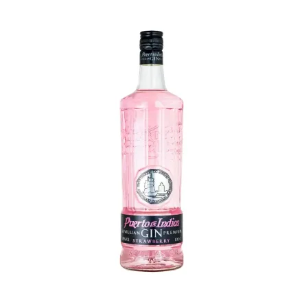 Gin Puerto Indias Strawberry 1 Litro