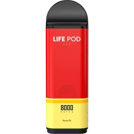 LIFE POD VAPER DESECHABLE ECO PRO 8000PUFFS STRAWBERRY BANANA