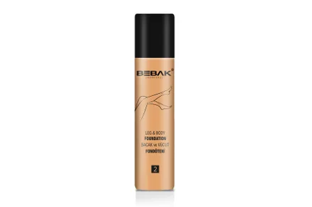 Bebak Leg Body Foundation 2 Base Maquillaje Pirnas Cuerpo 75ml
