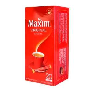Cafe Pronto Soluvel Coffee Maxim Coreano 20 Saches 12g