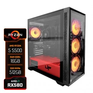 Pc Gamer Montado Ironwolf 5 5500 Radeon Xfx Ddr 4