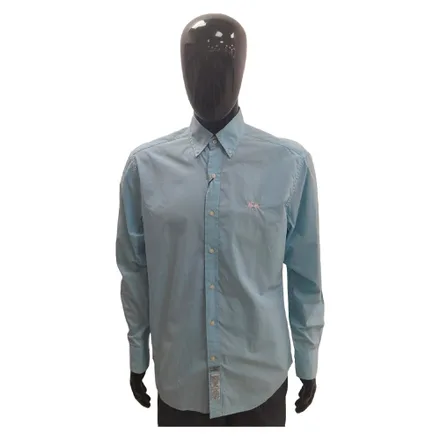 Camisa La Martina Masculino Ftsia 02 Down Lisa Olympic