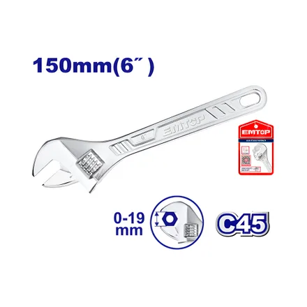 Llave Ajustable Emtop 0