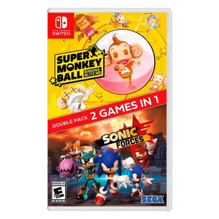 Jogo Sonic Forces + Super Monkey Ball: Banana Blitz para Nintendo Switch