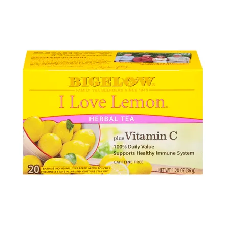 Te Bigelow Love Lemon Plus Vitamin 20