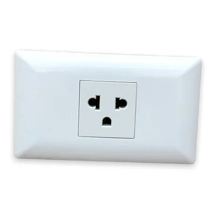 Inter Tomada Energia Simples Universal 3PIN Socket