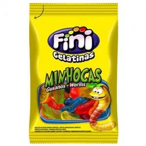 Bala Gelatina Fini Minhoca 80g