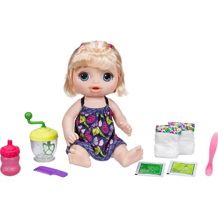 Boneca Hasbro Baby Alive Papinha Divertida Loira – E0586
