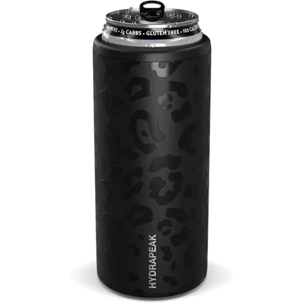 Porta Lata Hydrapeak Hp Koozie Blackleopard Leopardo Preto 350ml