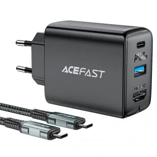 Carregador Acefast A17 Hdmi 3EN1 Blk Cabo