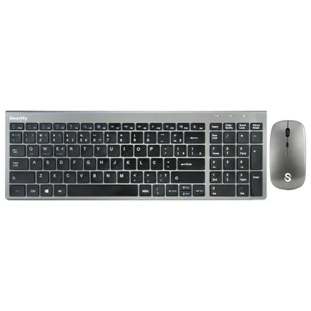 Teclado Smartfy + Mouse Wireless TW01B Portugues - Space Grey