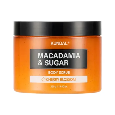 Exfoliante Corporal Kundal Macadamia Sugar Cherry Blossom 550 Gr