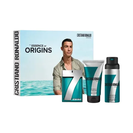 Perfume Cristiano Ronaldo CR7 Origins Edt Shower Gel Boddy Spray 100ml