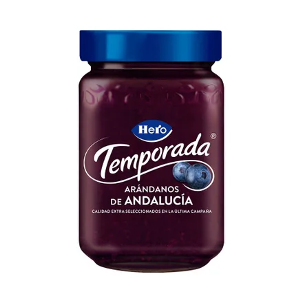 Mermelada Hero Temporada Arandanos Andalucia 350g