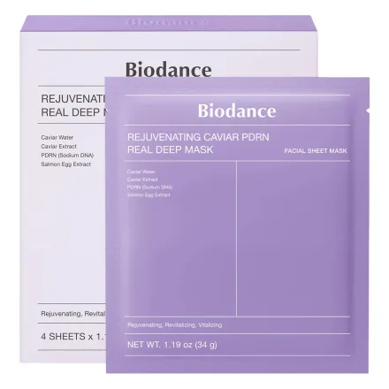 Mascara Facial Biodance Rejuvenating Caviar Pdrn Real Mask 4