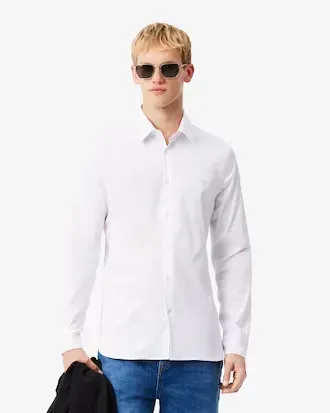 Lacoste Camisa 23 001 Poplin Strech Slim Fit 44