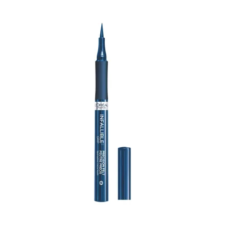 Delineador Ojos Oreal Infallible Grip Precision Felt Blue 1ml