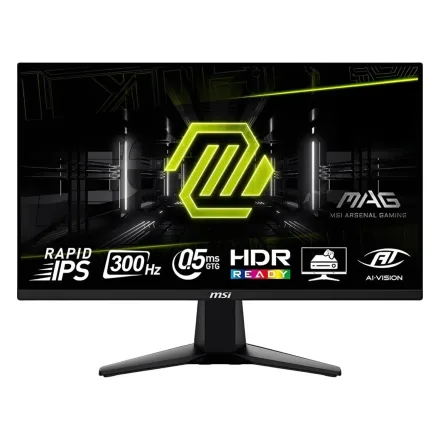 Monitor Gamer MSI MAG 255XF 24.5" Full HD 300Hz IPS - Preto