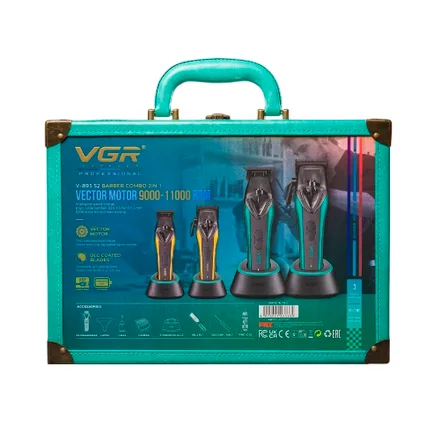 Set Vgr 883 S2 Barber Combo 2 In 1 Bivolt