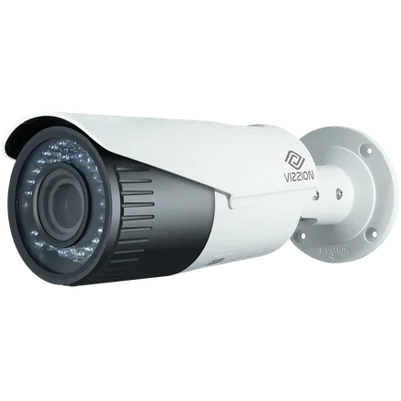 Câmera de Vigilância Vizzion VZ-IPBD-VFZ IP FHD Bullet Lente 2.8 A 12 MM 2MP – Branco