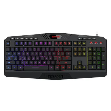 Teclado Gamer Redragon Harpe Pro K503A-RGB-SP RGB - Preto
