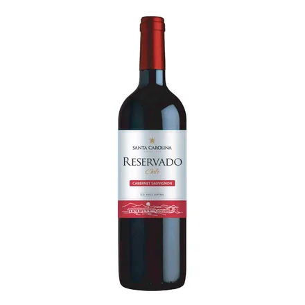 VINO CHILENO TINTO SANTA CAROLINA RESERVADO CABERNET SAUVIGNON 1.5LTS