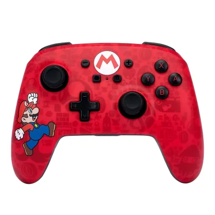 Controle PowerA Enhanced Wireless Here We Go Mario Sem Fio para Nintendo Switch - PWA-A-00654