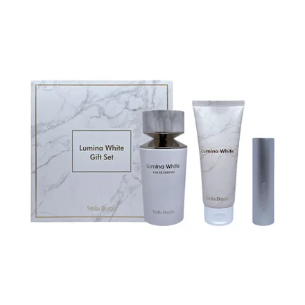 Perfume Stella Dustin Lumina White Edp Body Lotion 100ml 5ml