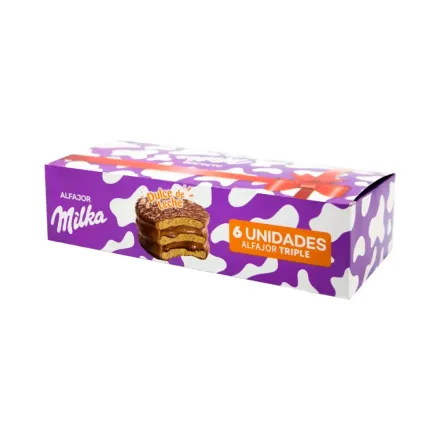 Alfajor Triple Dulce Leche 6 Milka