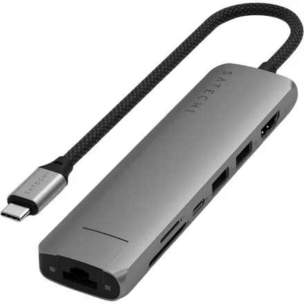 Hub Satechi St P7SM 7IN1 Slim Multiport Adapter Ethern