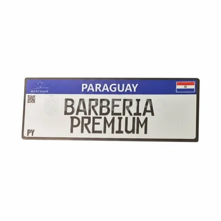 Placa Decorativo Premium Barberia