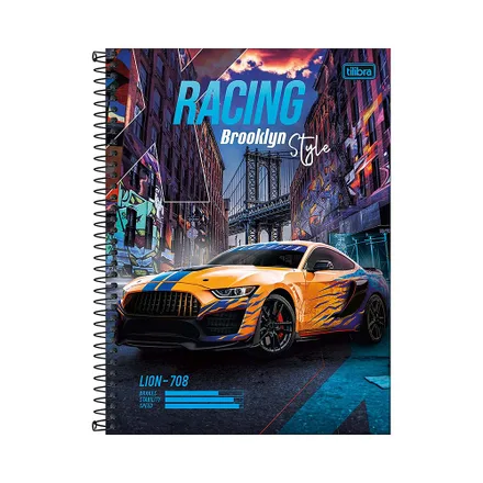 Cuaderno Universitario Tilibra Racing 320 Hojas Surtido 1 Pieza