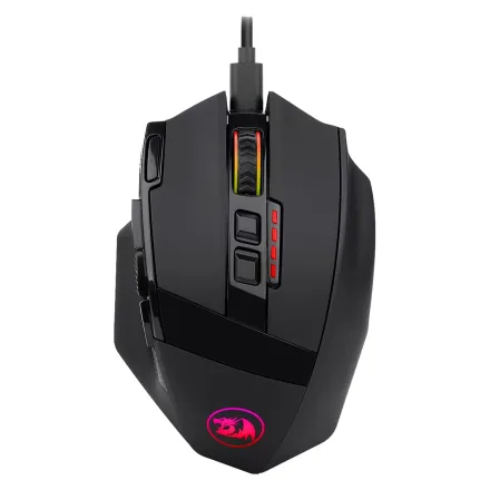 Mouse Gamer Redragon Sniper Pro M801P-RGB 16000 DPI Sem Fio - Preto