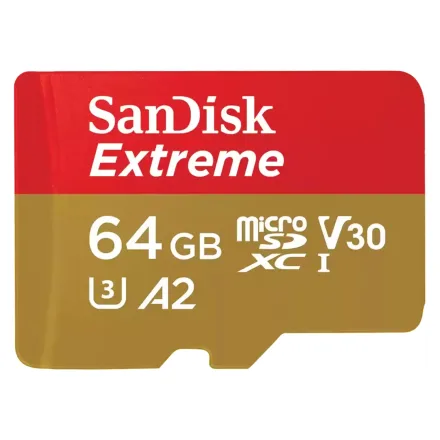 Cartao Sd Extreme Action Sdsqxah 064g 64GB