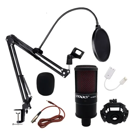 Microfono Podscast Sate MK06 Unidirecional Podcast Streaming