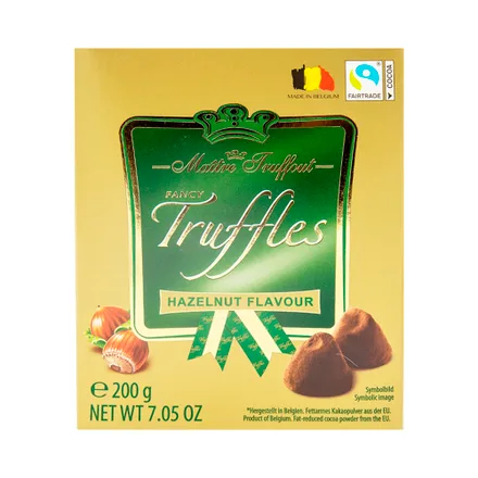 Chocolate Maitre Truffout Hazelnut Flavour 200 Gr