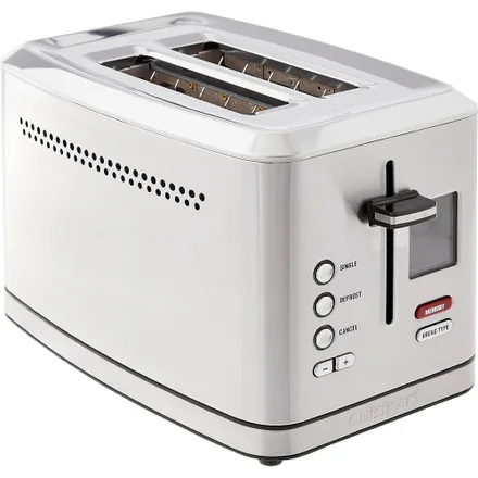 Torradeira Digital Cuisinart Cpt 720 Metal 2 Fatias Aco Inoxidavel 7 Funcoes Inox
