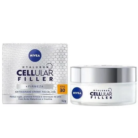 Nivea Cellular Filler Hyaluron Creme Facial Anti Idade Dia Fps 30 50ml