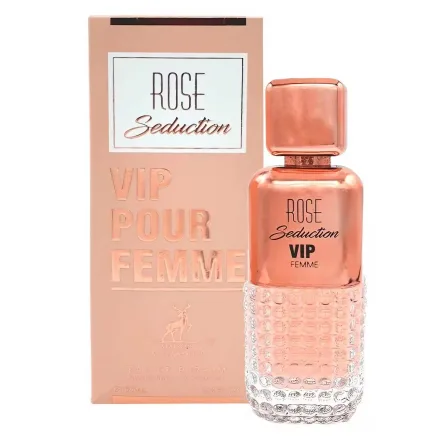 Perfume Maison Alhambra Rose Seduction Vip Pour Femme Eau Perfum Feminino 100ml
