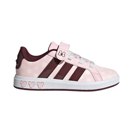 Calzado Deportivo Infantil Adidas Jr8133 Disney Minnie Mouse Grand Court Femenino