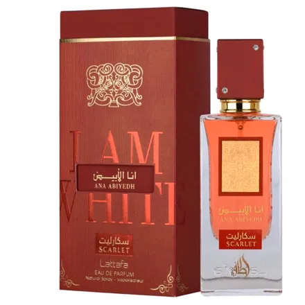 Perfume Lattafa Ana Abiyedh Scarlet Eau Parfum Unissex 60ml