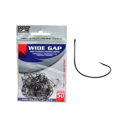 Marine Anzuelo Super Wide Gap Ct 4 50 Pcs Nickel