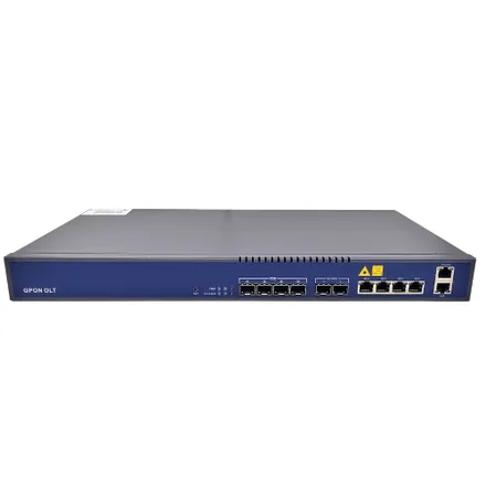 Gpon Olt 4PON 2 10GE 4 Ge RJ45 Uplink 1U