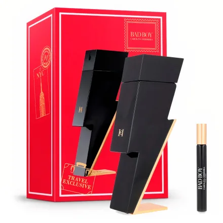 Perfume Carolina Herrera Bad Boy Masculino 100ml 10ml