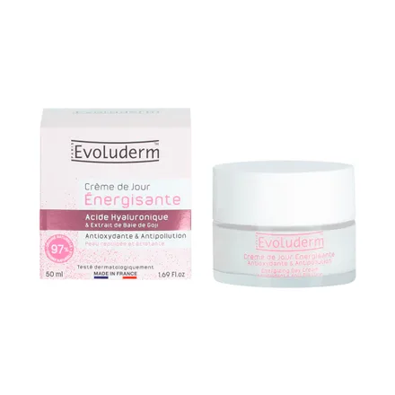 Crema Facial Evoluderm Energizing Antioxidant Anti Pollution Day 50ml