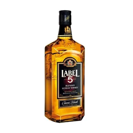 Whisky Label 5 Black Con Caja 700ml