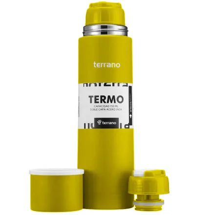 Termo Terrano Bala Strong Yellow 750ml