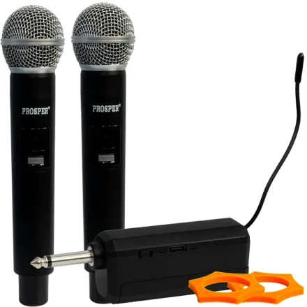 Microfone Prosper 6192 2 Microfones