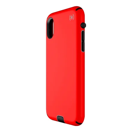 Case Speck Presidio Sport Series Fits para iPhone XS Max – Matte Red/Black