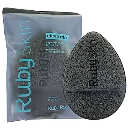 Esponja Esfoliante Ruby Hb 2 Puff Clean Girl Und